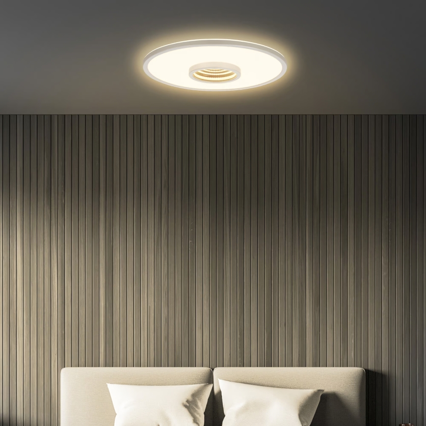 Briloner 3847014 - LED plafonsko svetlo TORO LED/18W/230V, prečnik 42 cm, mat hrom