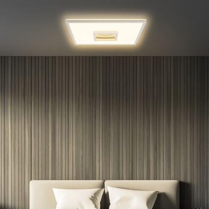 Briloner 3848014 - LED plafonsko svetlo TORO LED/18W/230V 42x42 cm matni hrom