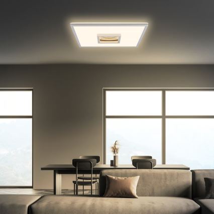 Briloner 3848014 - LED plafonsko svetlo TORO LED/18W/230V 42x42 cm matni hrom