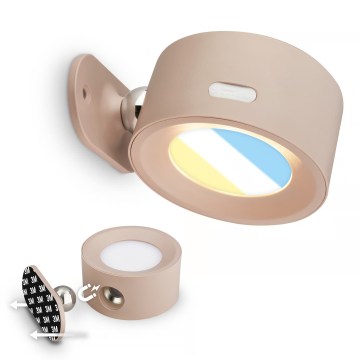 Briloner 3896011 - LED prigušiva punjiva zidna svetiljka TARI LED/1,6W/5V 1500 mAh bež