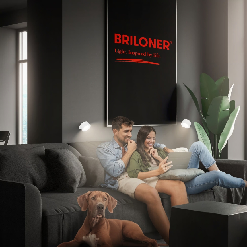 Briloner 3896016 - LED prigušiva punjiva zidna svetiljka TARI LED/1,6W/5V 1500 mAh bela
