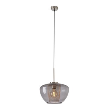 Briloner 4016-014 - Luster na sajli SEVENTIES 1xE27/40W/230V prozirno
