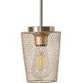 Briloner 4016-017 - Luster na sajli SEVENTIES 1xE27/40W/230V narandžasta