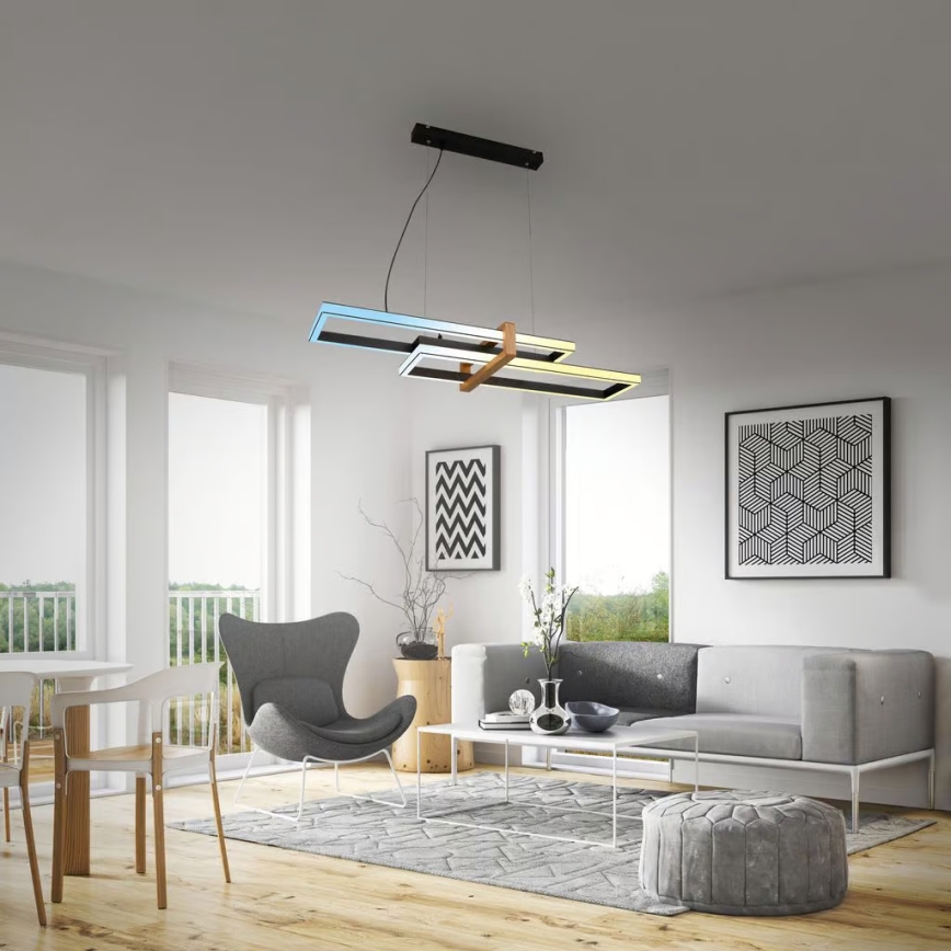 Briloner 4768015 - prigušiva LED viseći luster na sajli LED/44W/230V 2700-6500K 100 cm + daljinski upravljač