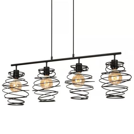 Briloner 4871-045 - Luster na sajli 4xE27/60W/230V