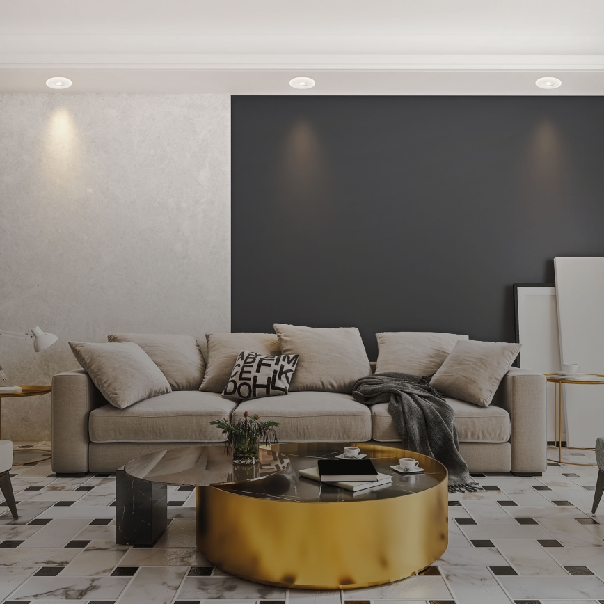 Briloner 7039036 - Komplet 3x LED ugradnih svetala za kupatilo LED/5W/230V IP44 belo