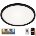 Briloner 7059-015 - prigušiva plafonska LED svetiljka SLIM LED/22W/230V 2700-6500K Wi-Fi Tuya + daljinski upravljač