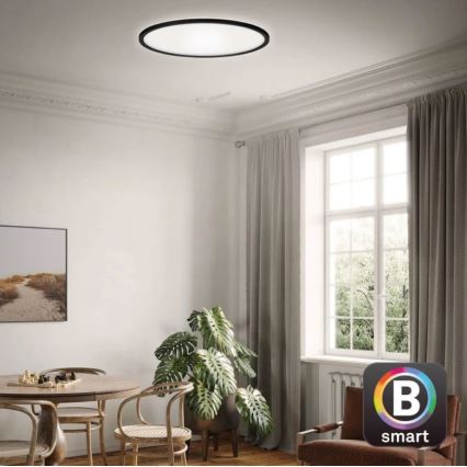 Briloner 7059-015 - prigušiva plafonska LED svetiljka SLIM LED/22W/230V 2700-6500K Wi-Fi Tuya + daljinski upravljač