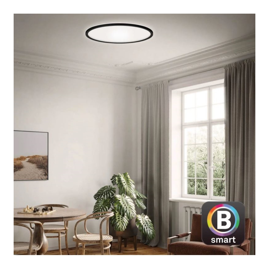 Briloner 7059-015 - prigušiva plafonska LED svetiljka SLIM LED/22W/230V 2700-6500K Wi-Fi Tuya + daljinski upravljač
