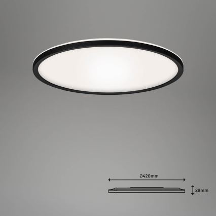 Briloner 7059-015 - prigušiva plafonska LED svetiljka SLIM LED/22W/230V 2700-6500K Wi-Fi Tuya + daljinski upravljač