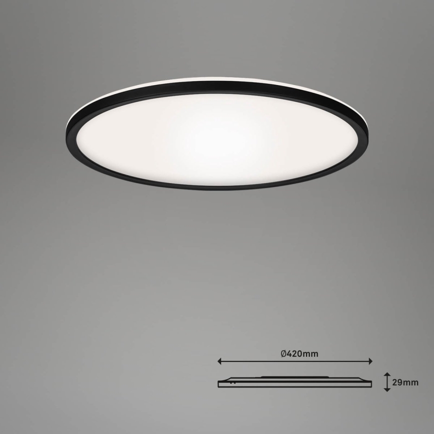 Briloner 7059-015 - prigušiva plafonska LED svetiljka SLIM LED/22W/230V 2700-6500K Wi-Fi Tuya + daljinski upravljač