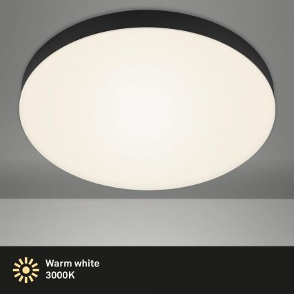 Briloner 7068-015 - LED plafonjera FLAME LED/24,5W/230V 3000K crna