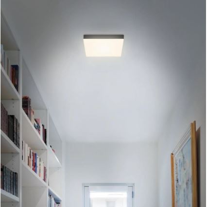 Briloner 7070-015 - LED stropna svetiljka FLAME LED/16W/230V crna