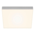 Briloner 7071-014 - LED plafonsko svetlo FLAME LED/21W/230V 3000K 28,7x28,7 cm srebrno