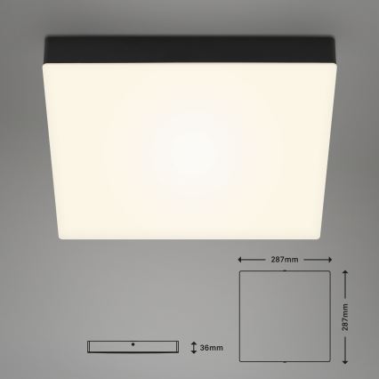 Briloner 7071015 - LED plafonsko svetlo FLAME LED/21W/230V crno