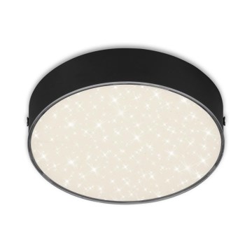Briloner 7072-415 - LED plafonsko svetlo STAR SKY LED/11W/230V 4000K prečnik 15 cm crno