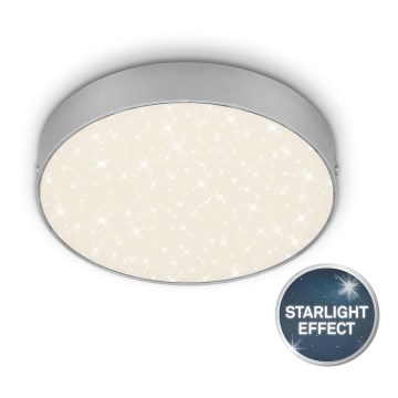 Briloner 7073-414 - LED plafonsko svetlo STAR SKY LED/16W/230V 4000K Ø 21 cm srebrna