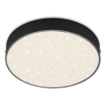 Briloner 7073-415 - LED plafonsko svetlo STAR SKY LED/16W/230V 4000K prečnik 21 cm crno