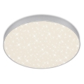 Briloner 7075-414 - LED plafonsko svetlo STAR SKY LED/24,5W/230V 4000K prečnik 38 cm srebrno