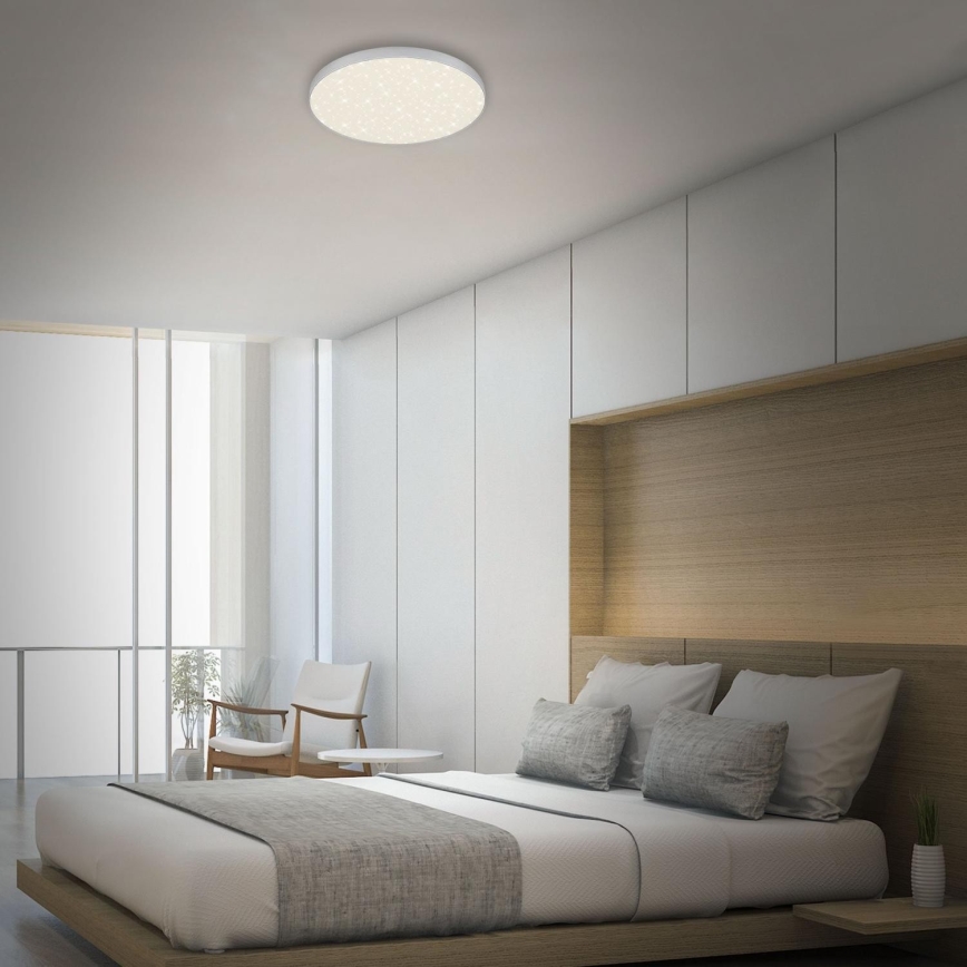 Briloner 7075-414 - LED plafonsko svetlo STAR SKY LED/24,5W/230V 4000K prečnik 38 cm srebrno