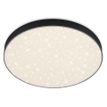 Briloner 7075-415 - LED plafonsko svetlo STAR SKY LED/24,5W/230V 4000K prečnika 38 cm crno