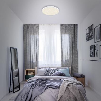 Briloner 7075-416 - LED plafonsko svetlo STAR SKY LED/24,5W/230V 4000K prečnik 38 cm belo