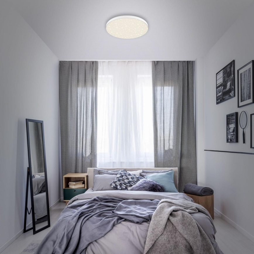 Briloner 7075-416 - LED plafonsko svetlo STAR SKY LED/24,5W/230V 4000K prečnik 38 cm belo