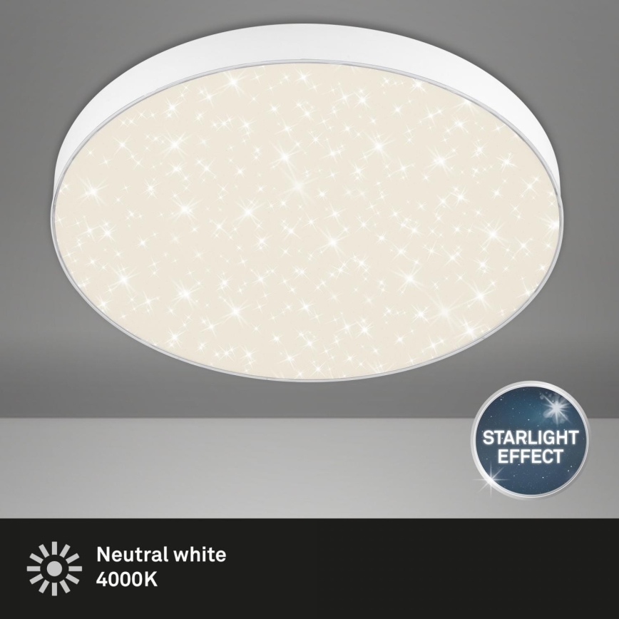 Briloner 7075-416 - LED plafonsko svetlo STAR SKY LED/24,5W/230V 4000K prečnik 38 cm belo
