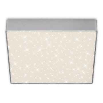 Briloner 7077-414 - LED plafonsko svetlo STAR SKY LED/16W/230V 4000K 21x21 cm srebrna