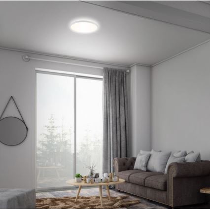 Briloner 7079-016 - LED prigušiva plafonska svetiljka SLIM LED/18W/230V 2700-6500K + daljinski upravljač