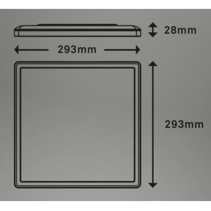 Briloner 7081-015 - prigušiva LED stropna svetiljka SLIM LED/18W/230V 2700-6500K + daljinski upravljač