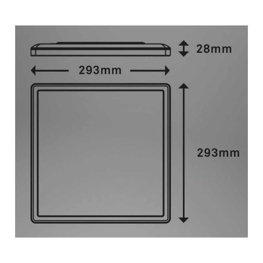 Briloner 7081-015 - prigušiva LED stropna svetiljka SLIM LED/18W/230V 2700-6500K + daljinski upravljač