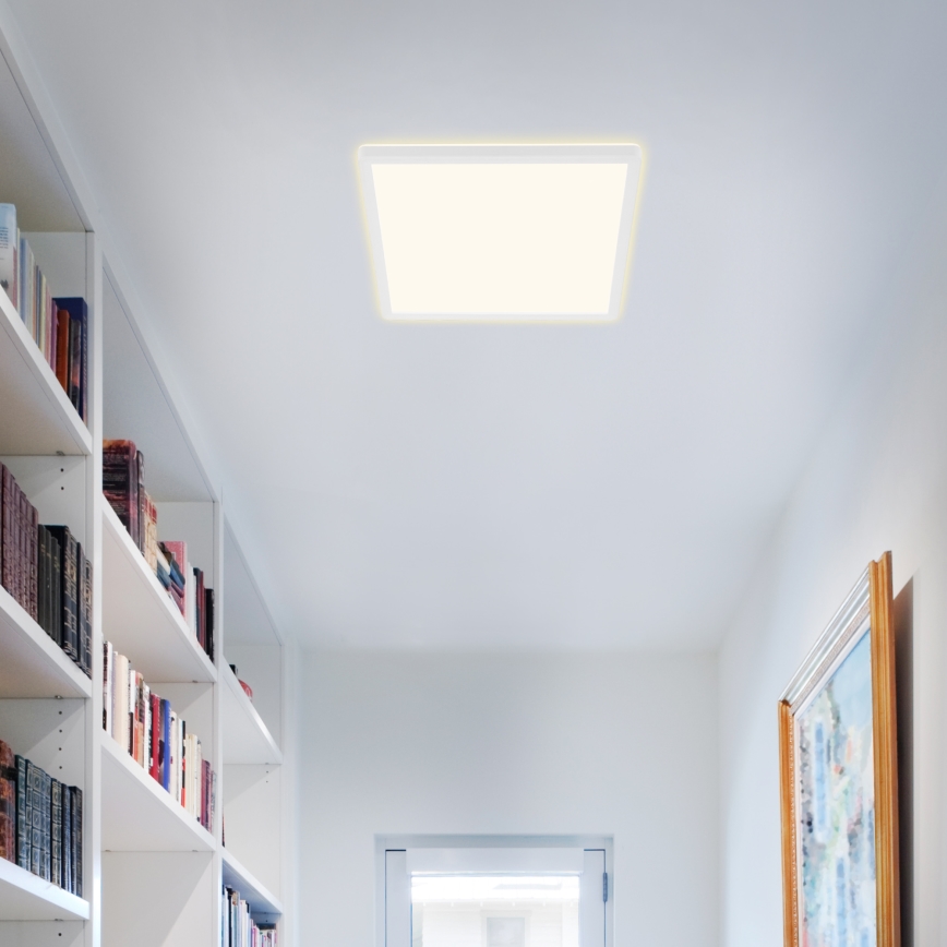 Briloner 7081-016 - LED prigušiva stropna svetiljka SLIM LED/18W/230V 2700-6500K + daljinski upravljač