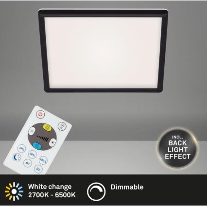 Briloner 7082-015 - LED prigušiva plafonsko svetlo SLIM LED/22W/230V 2700-6500K + daljinski upravljač
