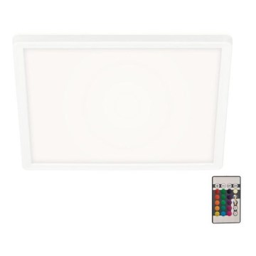 Briloner 7091-416 - LED RGBW prigušiva plafonska lampa SLIM LED/22W/230V + daljinski upravljač