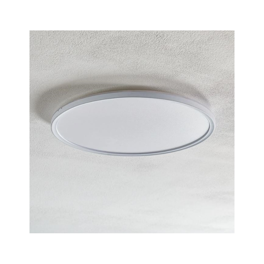 Briloner 7094-416 - LED RGBW prigušiva stropna svetiljka SLIM LED/22W/230V + daljinski upravljač