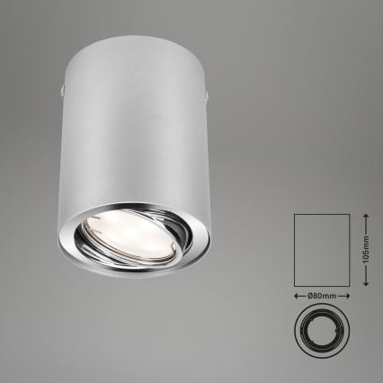 Briloner 7119-014 - LED spot svetiljka TUBE 1xGU10/5W/230V, okrugla