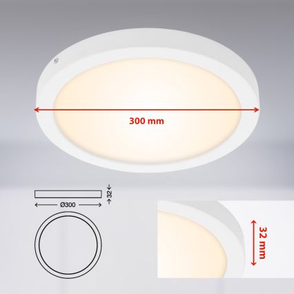 Briloner 7141-016 - LED stropno svetlo FIRE LED/21W/230V