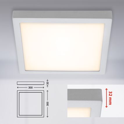 Briloner 7142-014 - LED stropna svetiljka FIRE LED/21W/230V 3000K