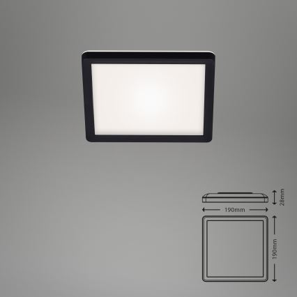 Briloner 7153-415 - LED Stropna svetiljka SLIM LED/12W/230V 19x19 cm