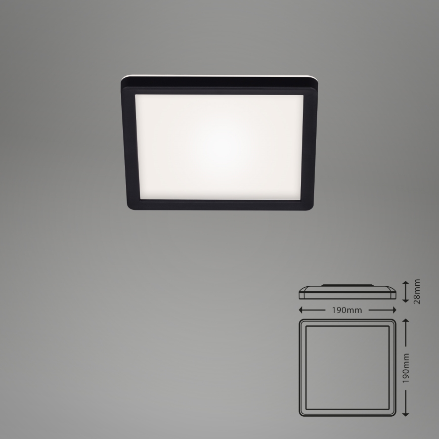 Briloner 7153-415 - LED Stropna svetiljka SLIM LED/12W/230V 19x19 cm