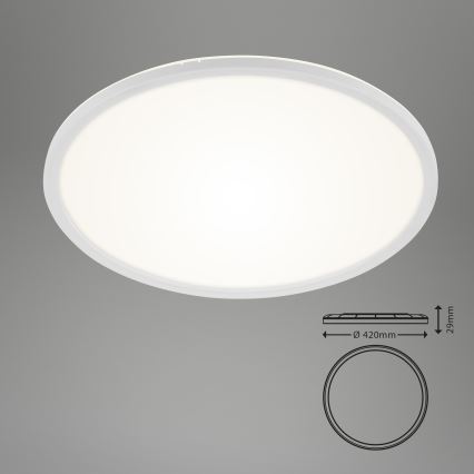 Briloner 7157-416 - LED plafonsko svetlo SLIM LED/22W/230V prečnik 42 cm