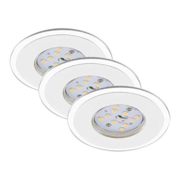 Briloner 7197-036-komplet 3x LED prigušiva ugradna plafonska lampa za kupatilo LED/4,5W/230V IP44