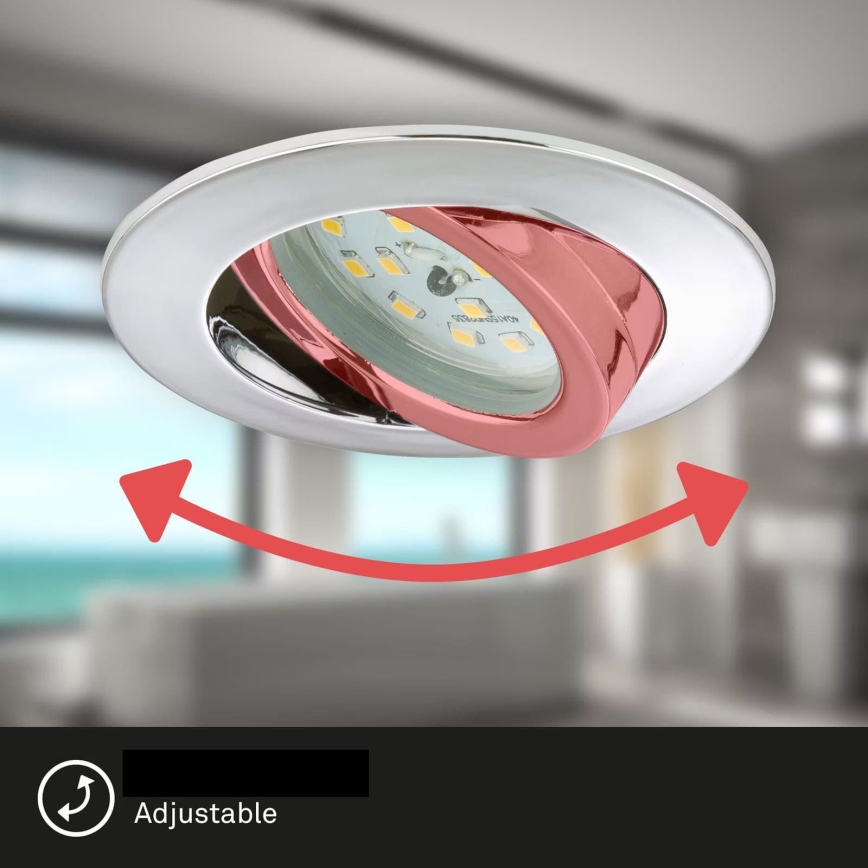 Briloner 7209-038 - Set od 3 LED ugradna svetla za kupatilo LED/5W/230V IP23