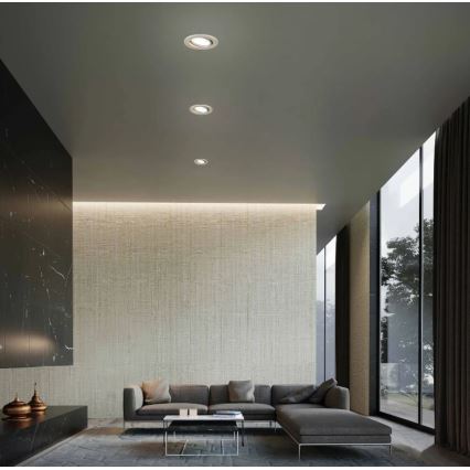 Briloner 7221-032 - SET od 3 LED kupatilskih ugradnih svetala 1xGU10/3W/230V IP23 mat hrom