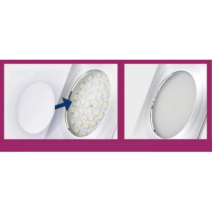 Briloner 7224-040 - SET 4x difuzora za ugradna svetla, prečnik 69 mm