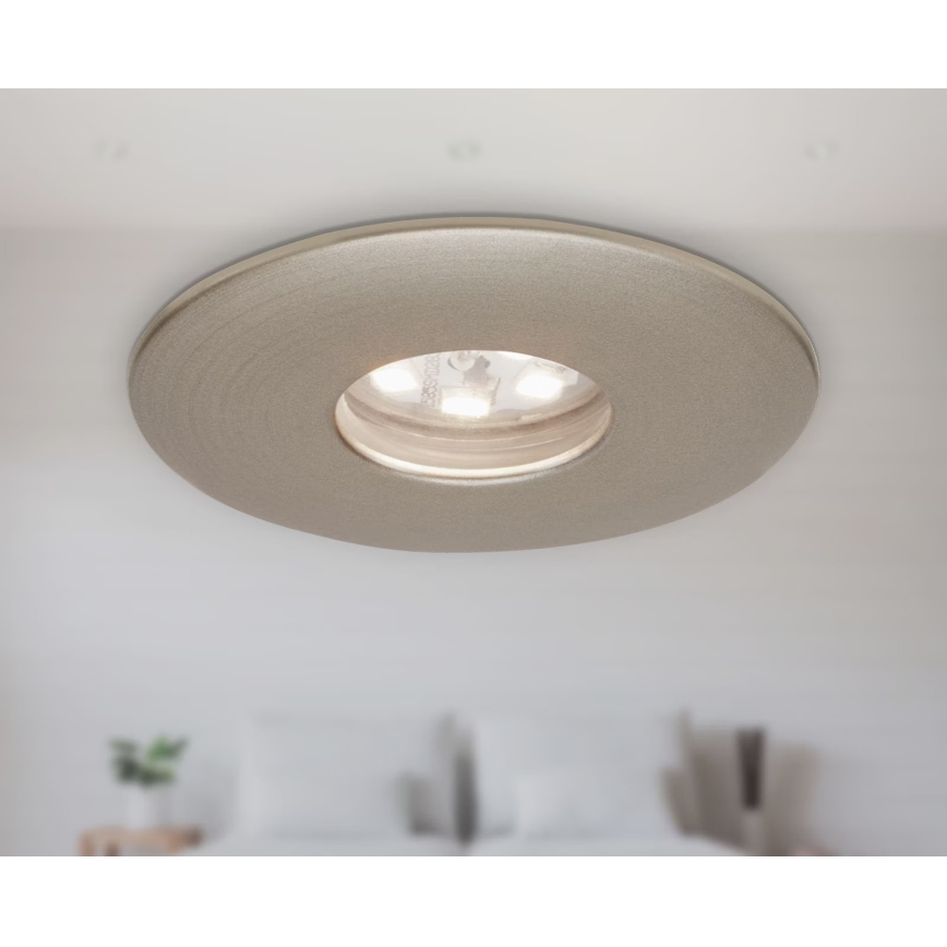 Briloner 7240-032 - SET 3x LED ugradnih plafonskih svetiljki za kupatilo ATTACH LED/1,8W/230V IP44 mat hrom