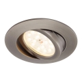 Briloner 7296-011 - LED prigušiva kupatilska ugradna plafonska svetiljka ATTACH LED/6,5W/230V IP23 antracit
