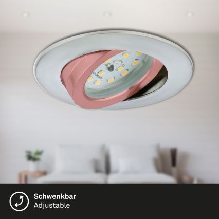 Briloner 7296-019 - LED prigušiva kupatilska ugradna plafonska svetiljka LED/6,5W/230V IP23