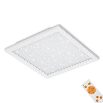 Briloner 7301-016 - LED prigušiva plafonska svetiljka STARRY SKY LED/18W/230V 3000-6000K + daljinski upravljač